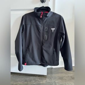 NWOT Tesla Black Unisex Light Softshell Jacket